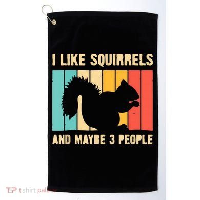 Funny Squirrel Design For Pet Squirrel Lovers Golf Towel