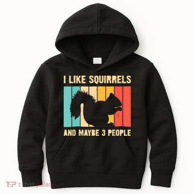 Funny Squirrel Design For Pet Squirrel Lovers Kids Hoodie