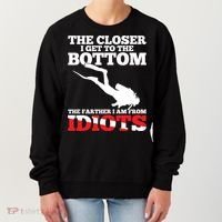 Funny Scuba Diving Flag Dive Quote Scuba Diver Gift Meaningful Gift Women's Sweatshirt thumb 0