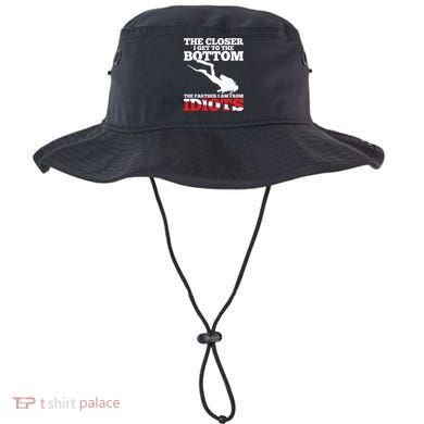 Funny Scuba Diving Flag Dive Quote Scuba Diver Gift Meaningful Gift Bucket Hat