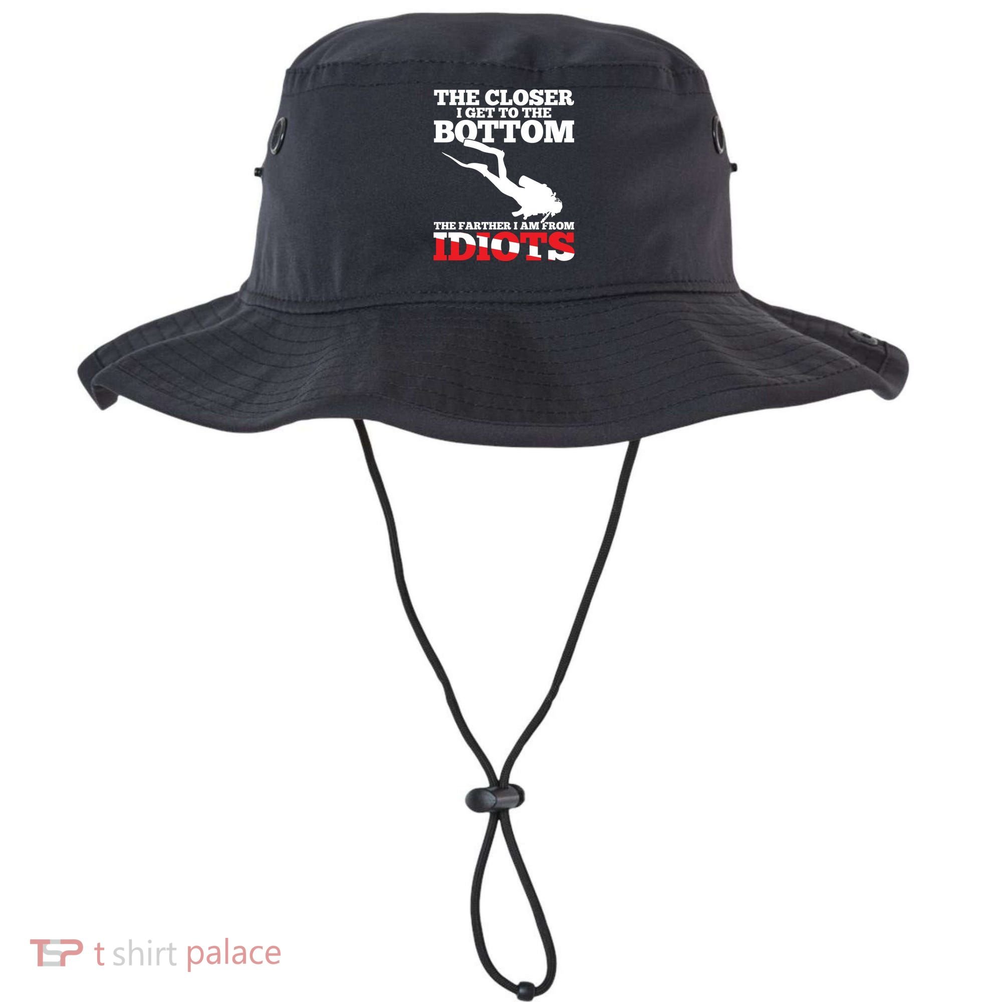 Funny Scuba Diving Flag Dive Quote Scuba Diver Gift Meaningful Gift Bucket Hat