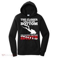 Funny Scuba Diving Flag Dive Quote Scuba Diver Gift Meaningful Gift Women's Hoodie thumb 0