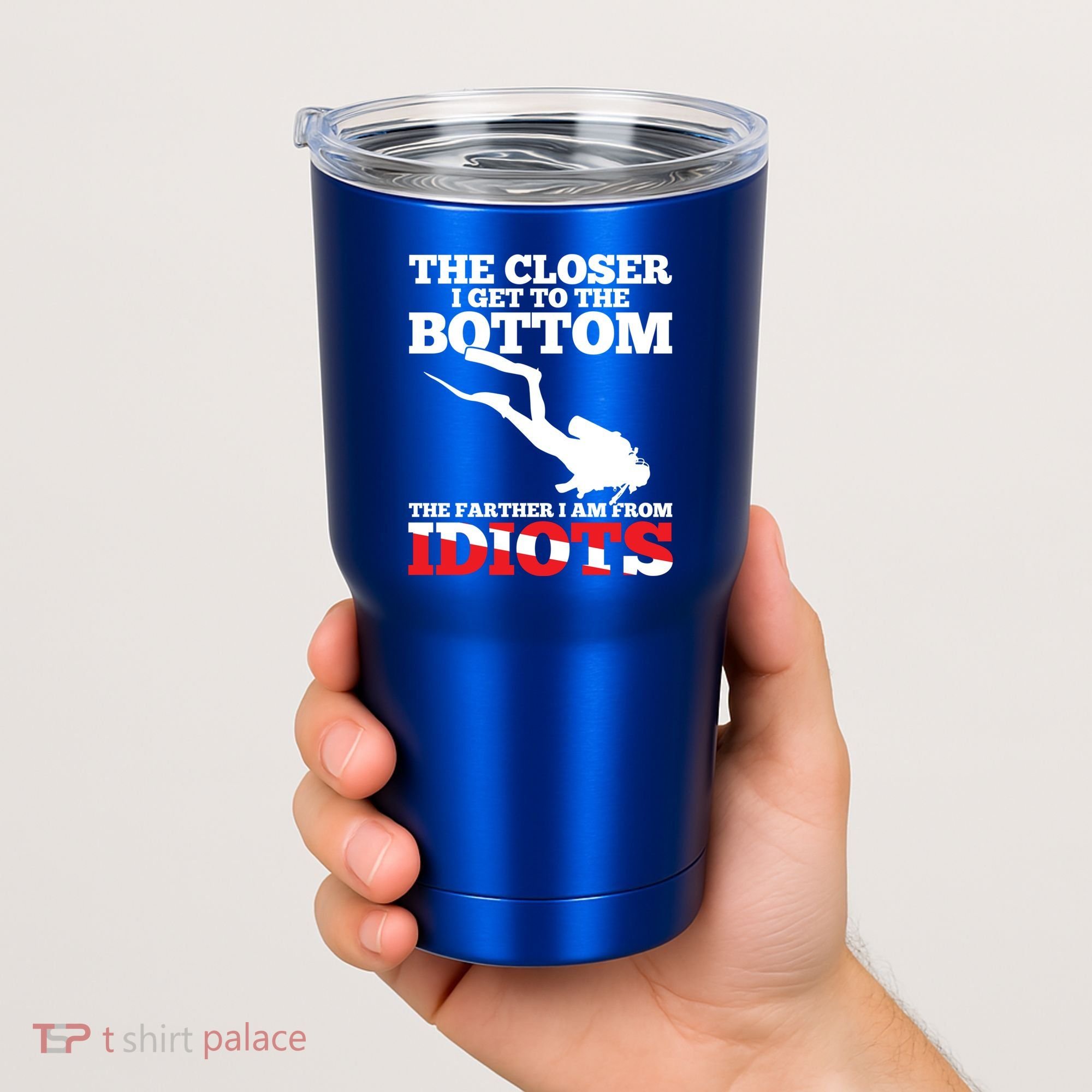 Funny Scuba Diving Flag Dive Quote Scuba Diver Gift Meaningful Gift Tumbler