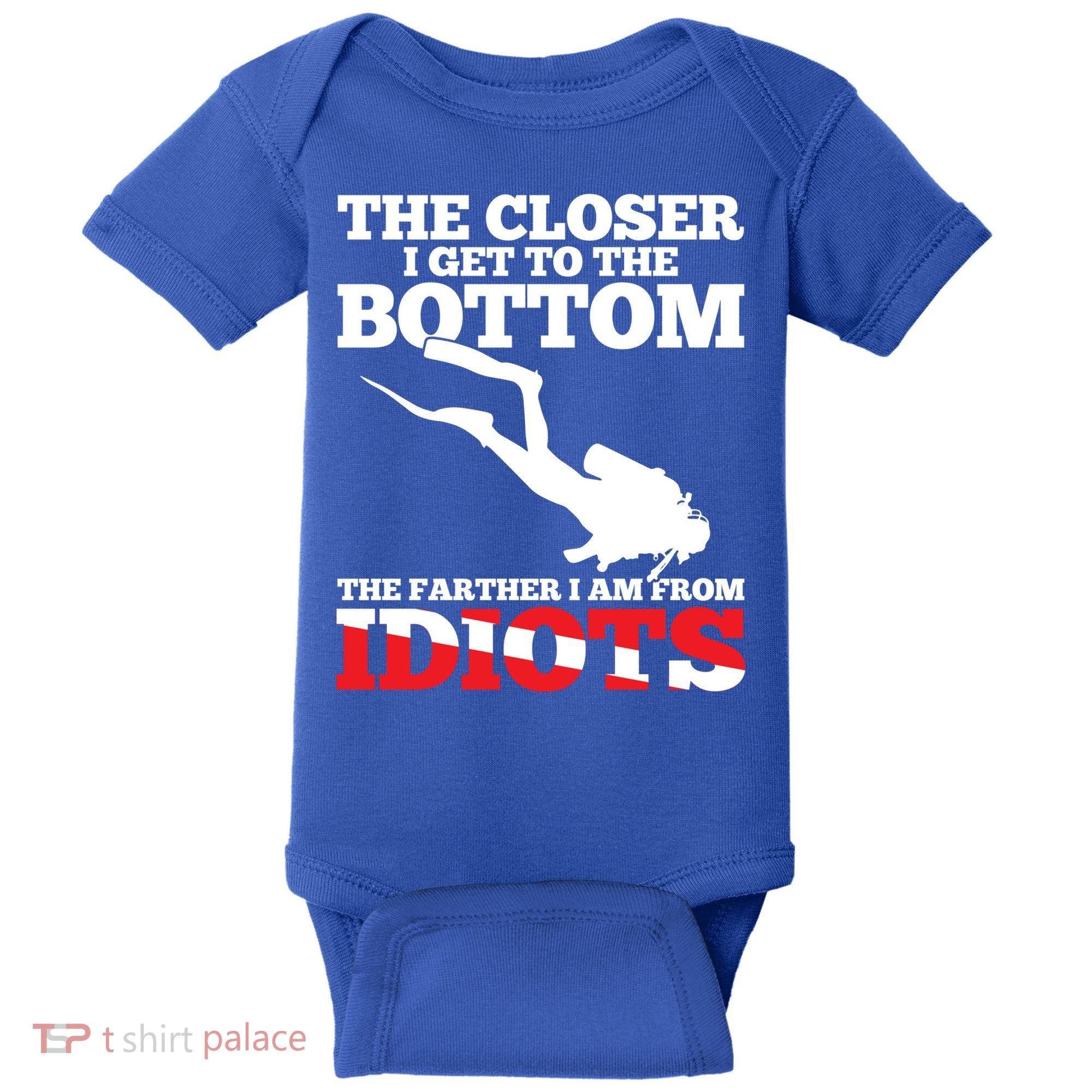 Funny Scuba Diving Flag Dive Quote Scuba Diver Gift Meaningful Gift Baby Bodysuit