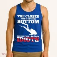 Funny Scuba Diving Flag Dive Quote Scuba Diver Gift Meaningful Gift Tank Top thumb 3