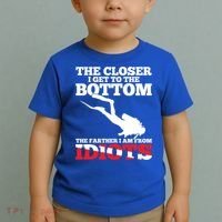 Funny Scuba Diving Flag Dive Quote Scuba Diver Gift Meaningful Gift Toddler T-Shirt thumb 2