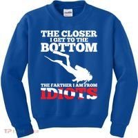 Funny Scuba Diving Flag Dive Quote Scuba Diver Gift Meaningful Gift Kids Sweatshirt thumb 0