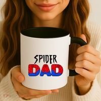 Funny Spider Dad Matching Family Shirts Coffee Mug thumb 3