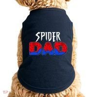 Funny Spider Dad Matching Family Shirts Doggie Tank thumb 0