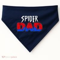 Funny Spider Dad Matching Family Shirts USA-Made Doggie Bandana thumb 0
