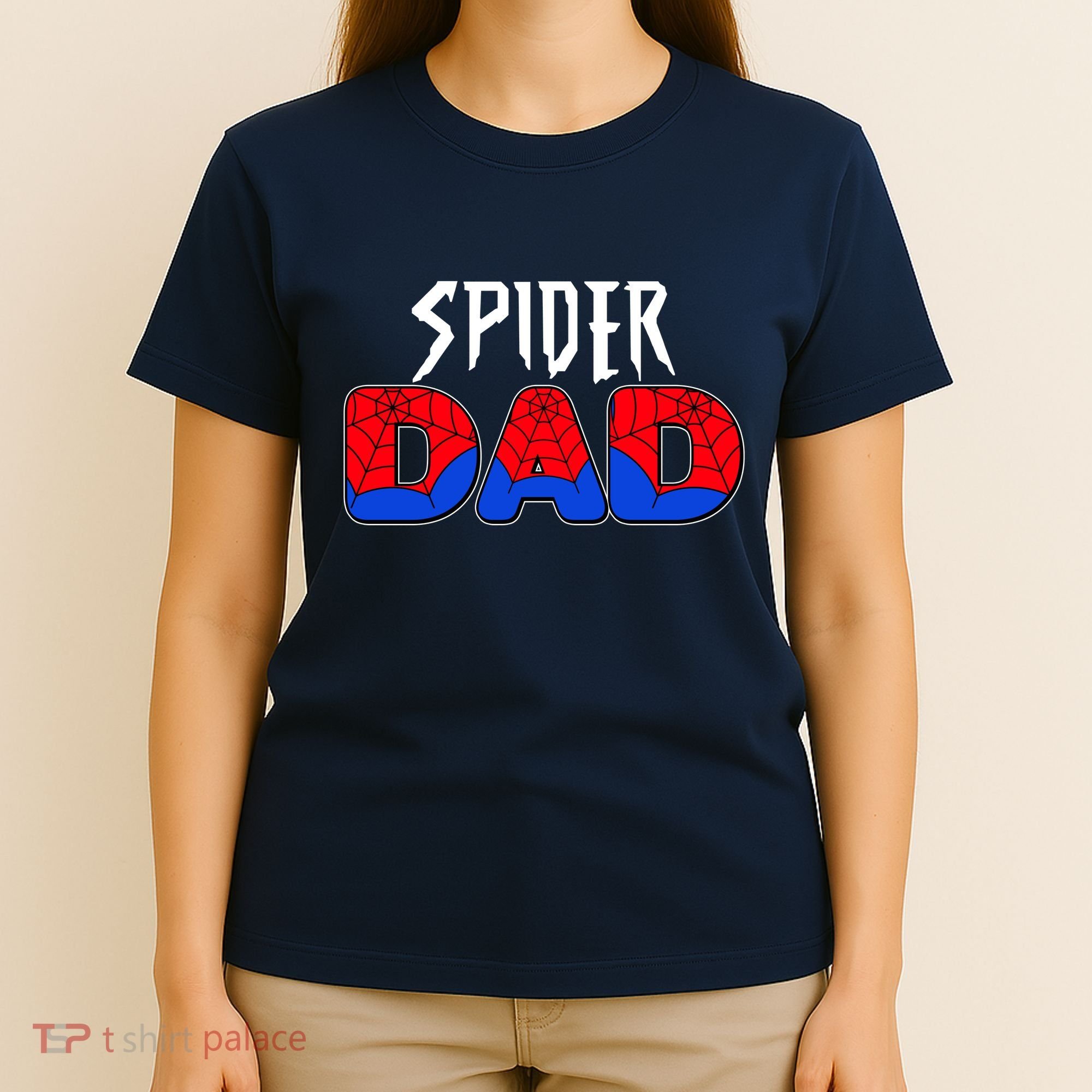 Funny Spider Dad Matching Family Shirts T-Shirt