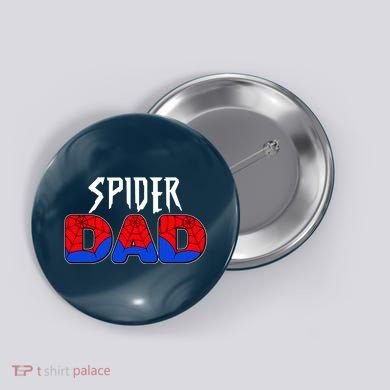 Funny Spider Dad Matching Family Shirts Button
