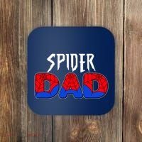 Funny Spider Dad Matching Family Shirts Coaster thumb 0