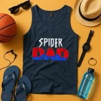 Funny Spider Dad Matching Family Shirts Tank Top thumb 4