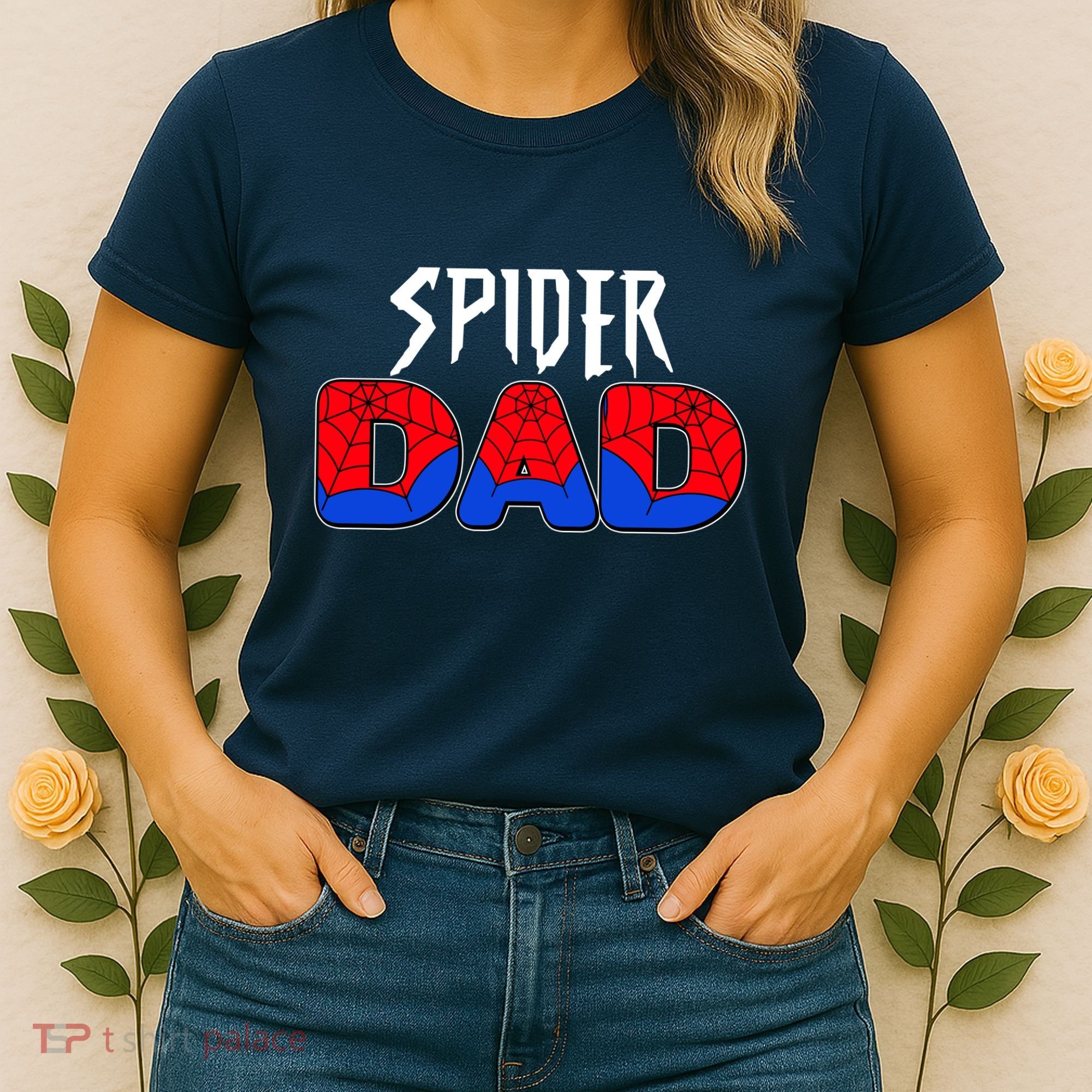 Funny Spider Dad Matching Family Shirts Women's T-Shirt