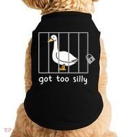 Funny Saying Duck Go To Silly Goose In Jail Doggie Tank thumb 0
