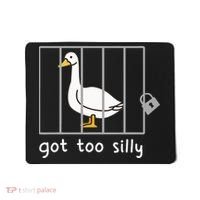 Funny Saying Duck Go To Silly Goose In Jail Mousepad thumb 0