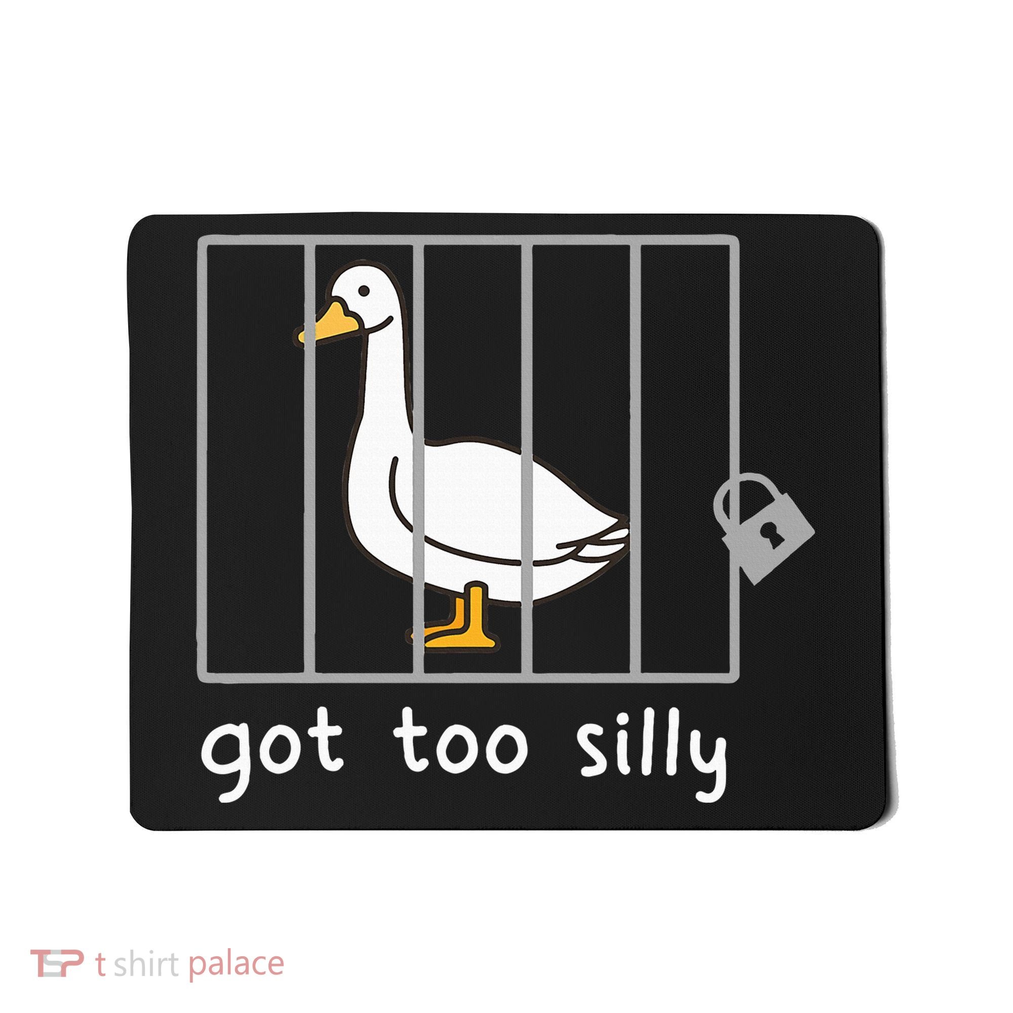 Funny Saying Duck Go To Silly Goose In Jail Mousepad