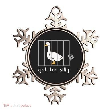 Funny Saying Duck Go To Silly Goose In Jail Ornament