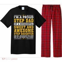 Funny Step Dad Gift Fathers Day Gift Step Daughter Stepdad Gift Pajama Set thumb 0