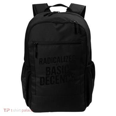 Funny Social Democracy Radicalized By Basic Decency Backpack