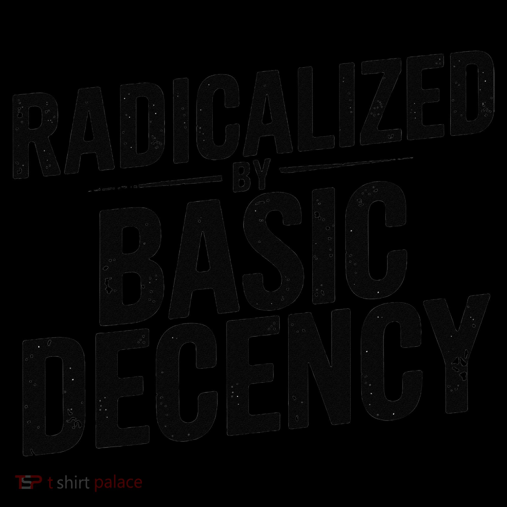 Funny Social Democracy Radicalized By Basic Decency Kids Sweatshirt