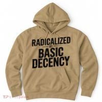 Funny Social Democracy Radicalized By Basic Decency Hoodie thumb 0