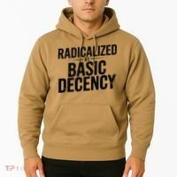 Funny Social Democracy Radicalized By Basic Decency Hoodie thumb 2