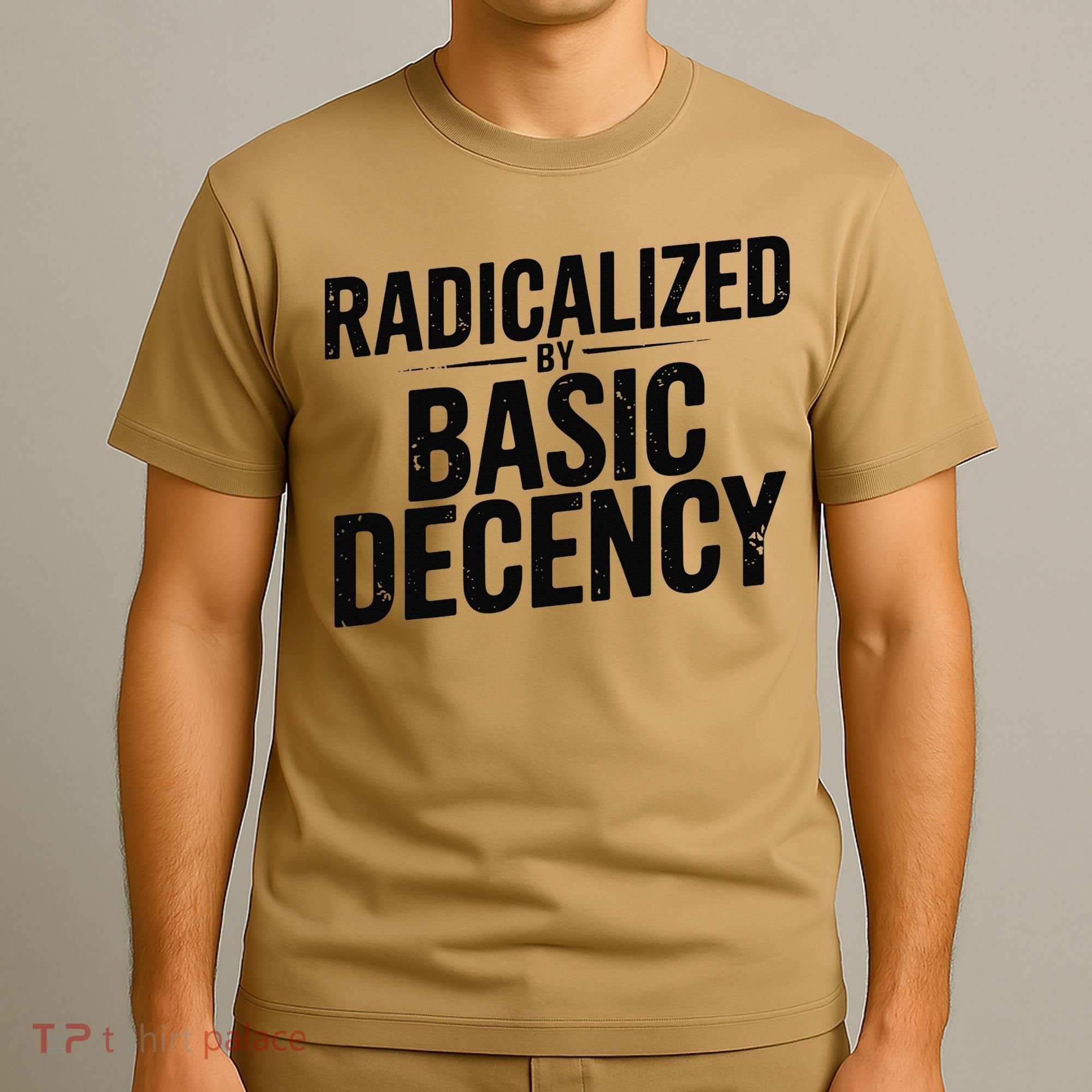 Funny Social Democracy Radicalized By Basic Decency T-Shirt