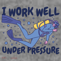 Funny Scuba Diving I Work Well Under Pressure Toddler Hoodie thumb 2