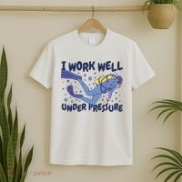 Funny Scuba Diving I Work Well Under Pressure T-Shirt thumb 2
