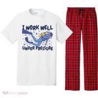 Funny Scuba Diving I Work Well Under Pressure Pajama Set thumb 0
