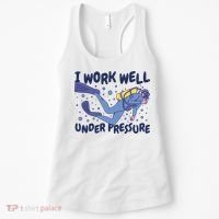 Funny Scuba Diving I Work Well Under Pressure Women's Tank Top thumb 0