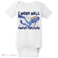 Funny Scuba Diving I Work Well Under Pressure Baby Bodysuit thumb 0