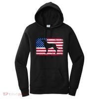 French Spaniel Dog Lover 4th Of July Patriotic American Flag Cute Gift Women's Hoodie thumb 0