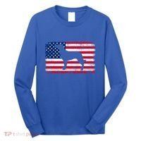 French Spaniel Dog Lover 4th Of July Patriotic American Flag Cute Gift Long Sleeve Shirt thumb 0