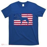 French Spaniel Dog Lover 4th Of July Patriotic American Flag Cute Gift T-Shirt thumb 0