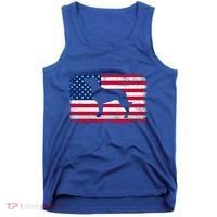 French Spaniel Dog Lover 4th Of July Patriotic American Flag Cute Gift Tank Top thumb 0