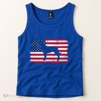 French Spaniel Dog Lover 4th Of July Patriotic American Flag Cute Gift Tank Top thumb 2