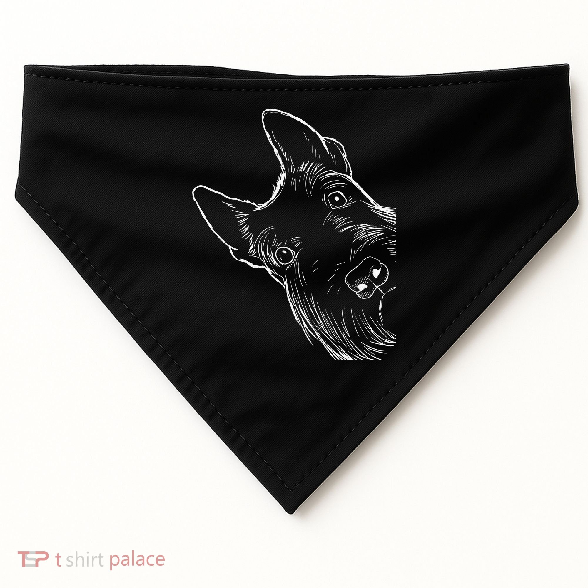 Funny Scottie Dog Scottish Terrier USA-Made Doggie Bandana