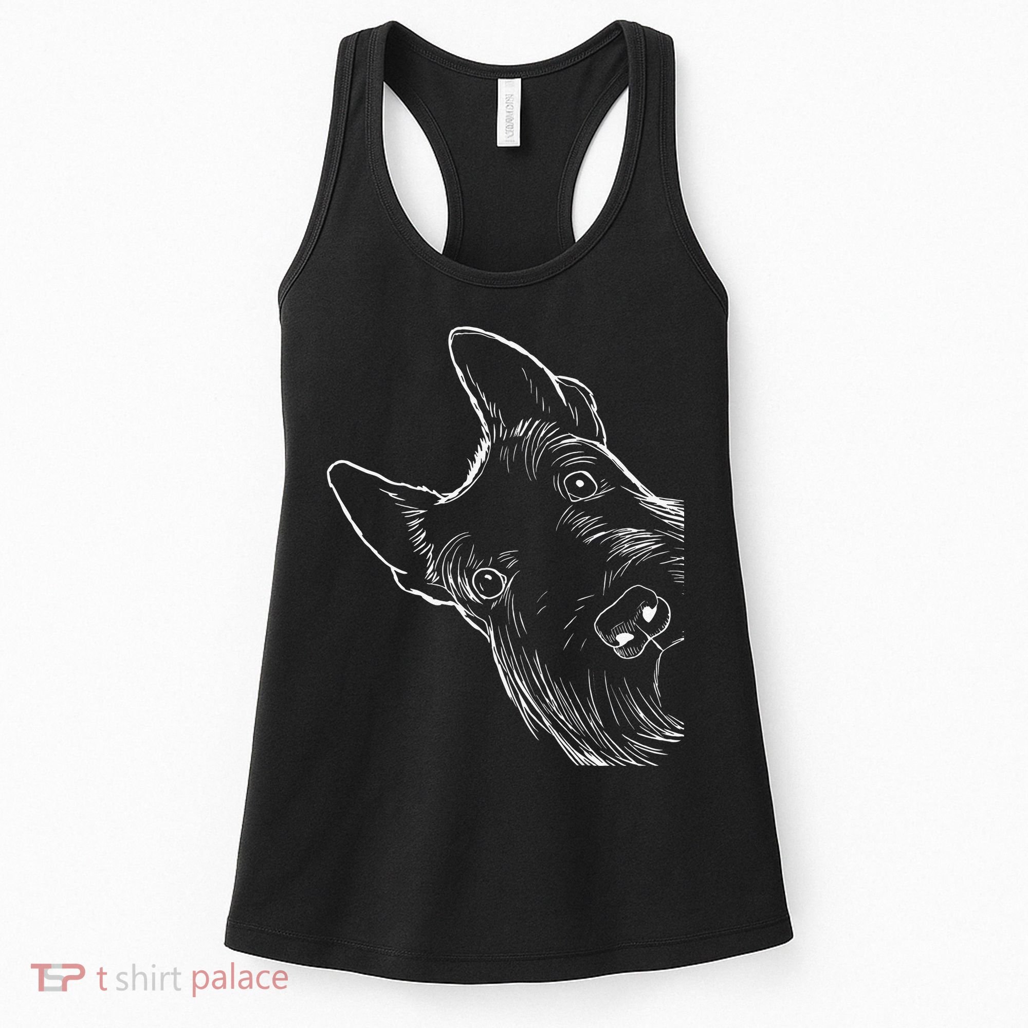Funny Scottie Dog Scottish Terrier Women's Tank Top