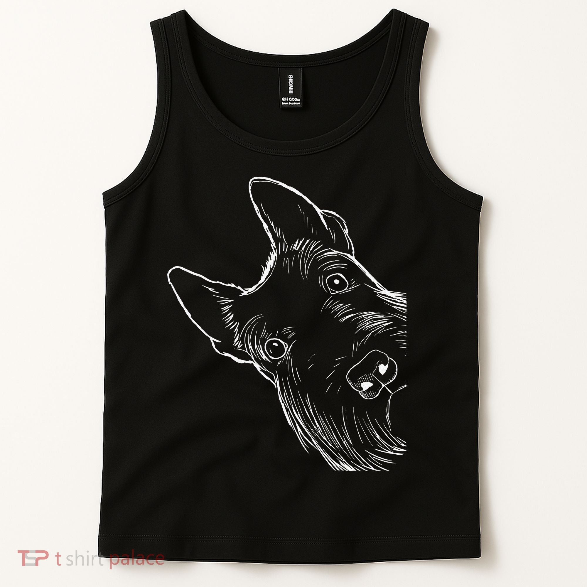 Funny Scottie Dog Scottish Terrier Tank Top