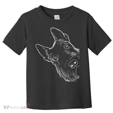 Funny Scottie Dog Scottish Terrier Toddler T-Shirt