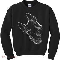 Funny Scottie Dog Scottish Terrier Kids Sweatshirt thumb 0