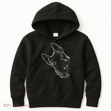 Funny Scottie Dog Scottish Terrier Kids Hoodie