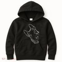 Funny Scottie Dog Scottish Terrier Kids Hoodie thumb 0
