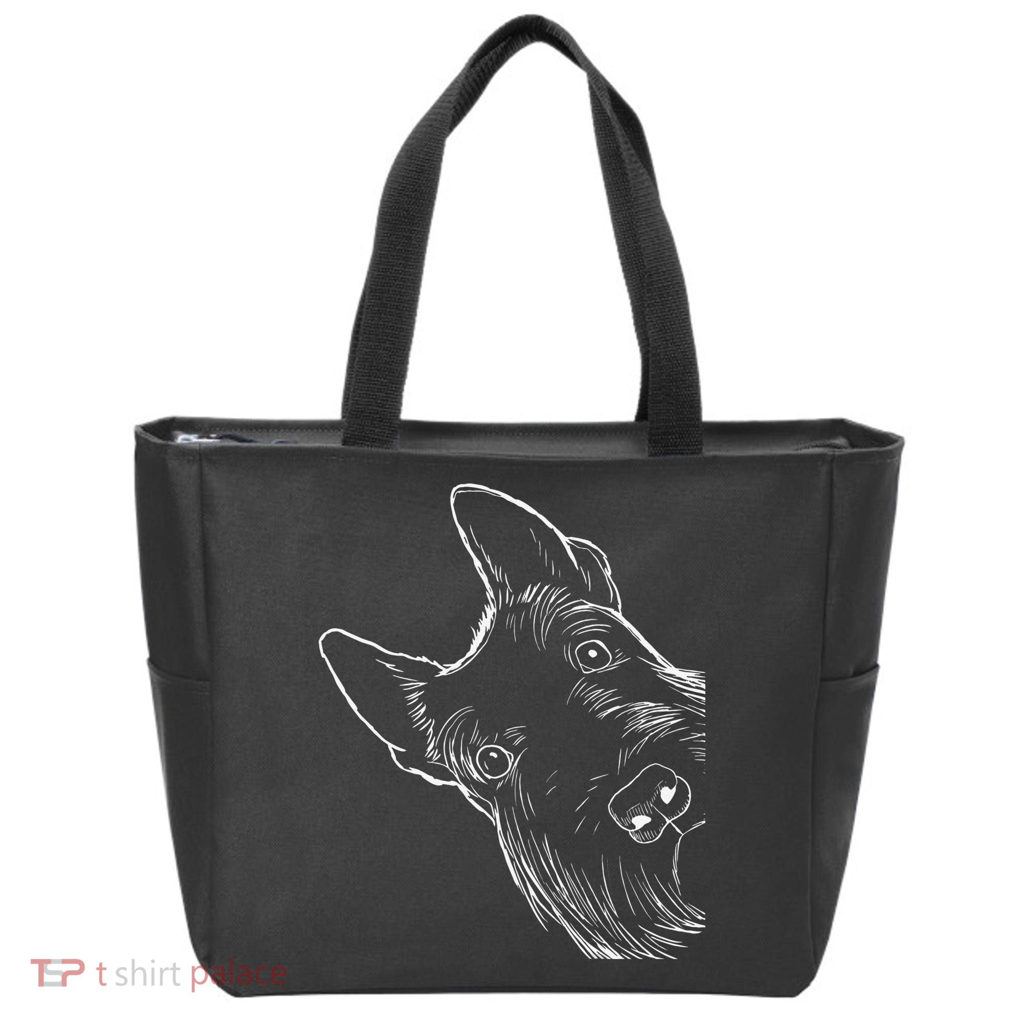 Funny Scottie Dog Scottish Terrier Tote Bag