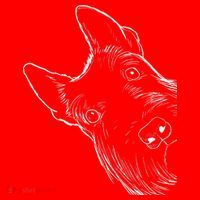 Funny Scottie Dog Scottish Terrier Santa Hat thumb 1