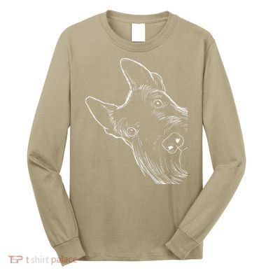 Funny Scottie Dog Scottish Terrier Long Sleeve Shirt