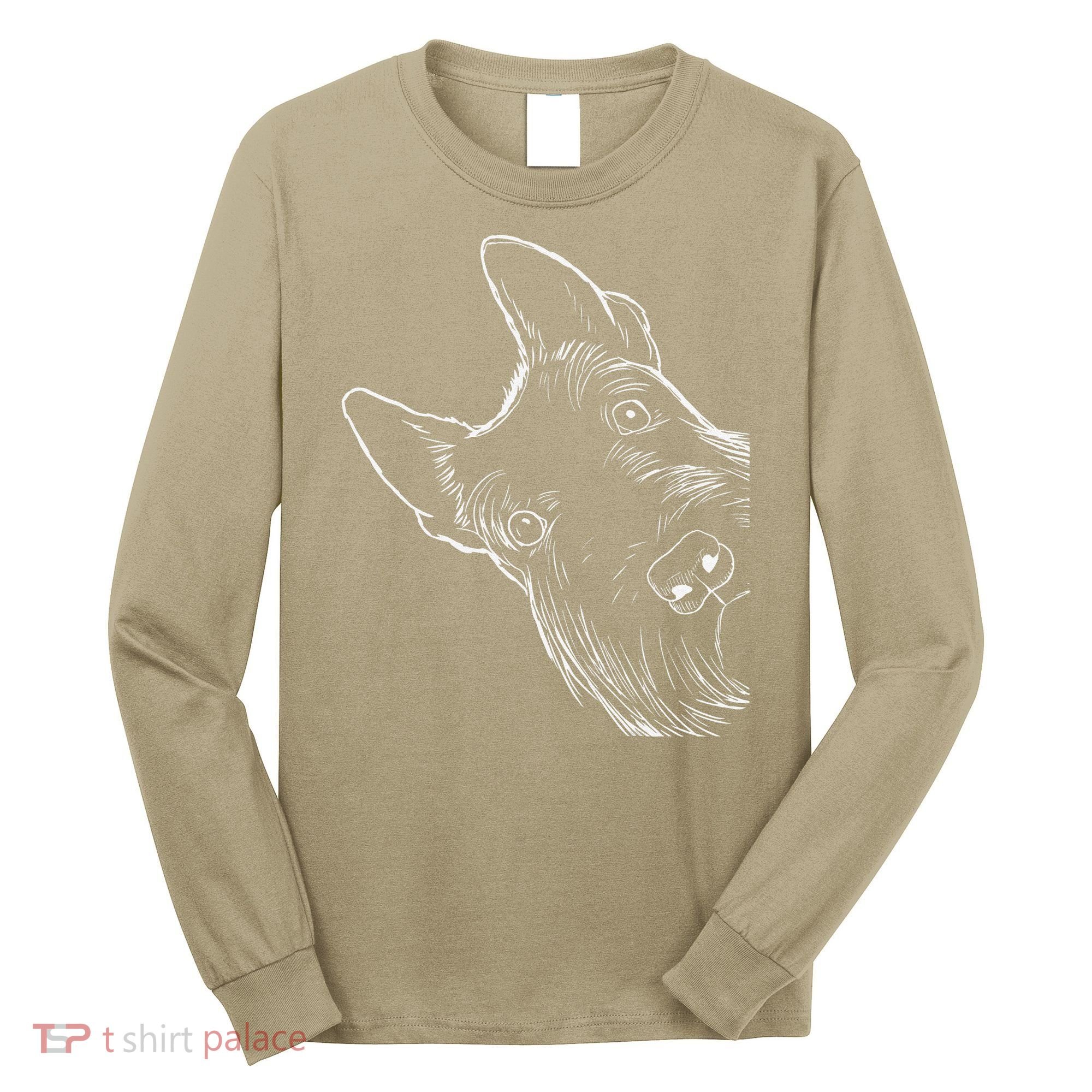 Funny Scottie Dog Scottish Terrier Long Sleeve Shirt